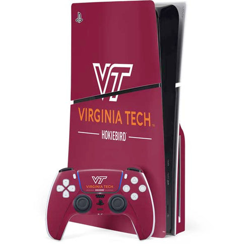 Virginia Tech University Hokiebird PlayStation PS5 Skins